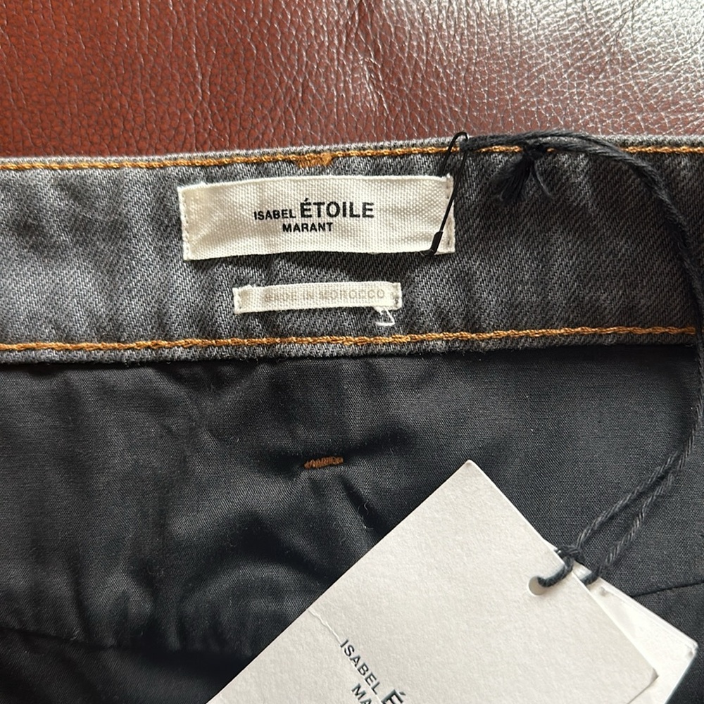 🔥🔥🔥NEW Isabel Marant Etoile Patchwork Denim Mini Skirt - Picture 9 of 10